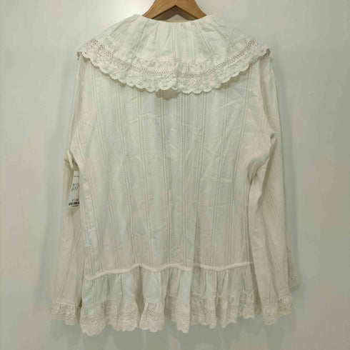ローズバッド ROSE BUD mag.by c マグバイシー FRILL COLLAR BLOUSE フリルカラー ブラウス レディース ONE SIZE