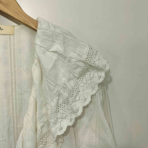ローズバッド ROSE BUD mag.by c マグバイシー FRILL COLLAR BLOUSE フリルカラー ブラウス レディース ONE SIZE
