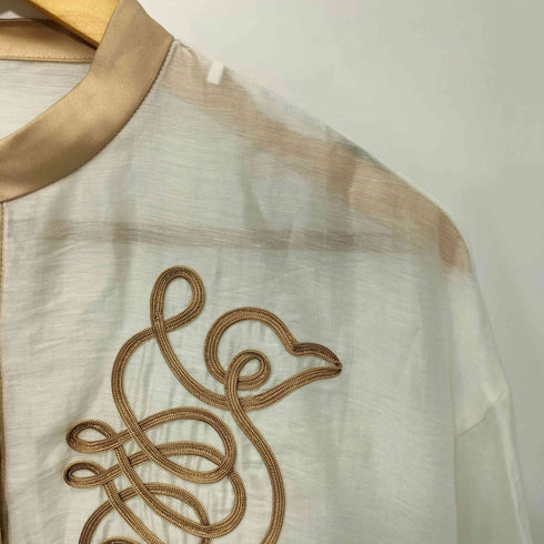 ローズバッド ROSE BUD 24AW コードエンブロイダリーブラウス レディース