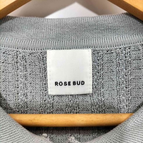 ローズバッド ROSE BUD 26SS RUFFLED KNIT CARDIGAN ラッフルドニットカーディガン レディース ONE SIZE