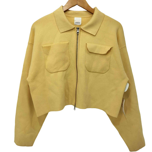 ローズバッド ROSE BUD 26SS POCKET ZIP CARDIGAN ポケットジップカーディガン レディース ONE SIZE