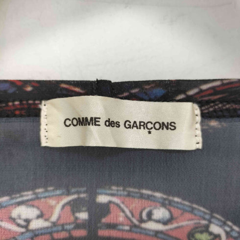 コムデギャルソン COMME des GARCONS ステンドグラス セカンドスキン シアートップス レディース