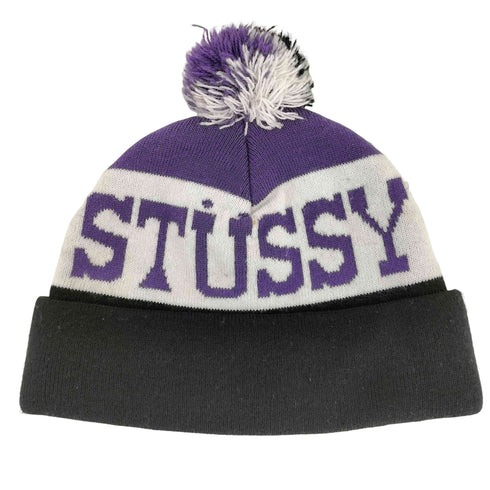 ステューシー Stussy ボンボン付きアクリル ニット帽 メンズ