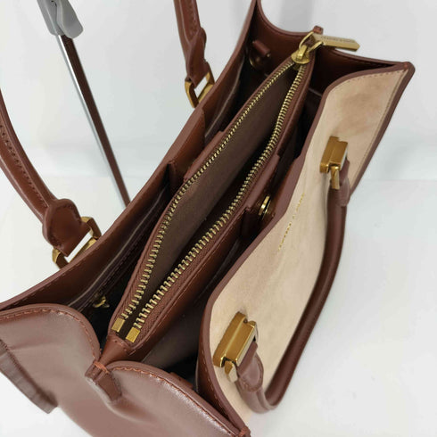 チャールズアンドキース CHARLES&KEITH Large Textured Double Handle Bag ラージ テクスチャード ダブル ハンドル バッグ レディース Large