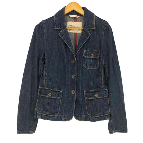 ギャップ Gap 00s OLD デニム テーラード ジャケット レディース M