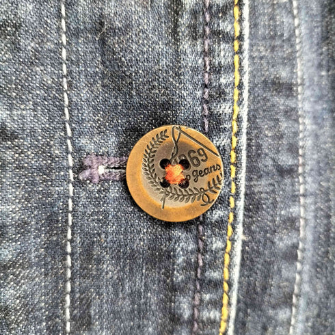 ギャップ Gap 00s OLD デニム テーラード ジャケット レディース M
