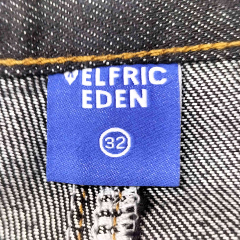 AELFRICEDEN パッチワーク デニム ワイド カーブ パンツ メンズ 32