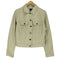 ギャップ Gap 00s OLD lamb leather ラムレザー 羊革 トラッカー ジャケット レディース S