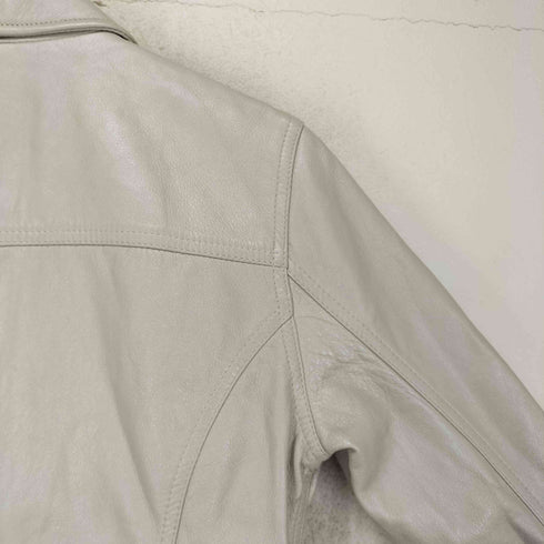 ギャップ Gap 00s OLD lamb leather ラムレザー 羊革 トラッカー ジャケット レディース S