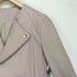 ノーリーズ NOLLEY’S lamb leather ラムレザー 羊革 ノーカラー ダブル ジャケット レディース 36