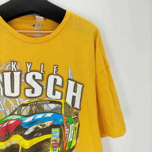 NASCAR 00S KYLE BUSCH レーシング 企業系 プリント Tシャツ S/S カットソー メンズ import:XL