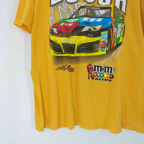 NASCAR 00S KYLE BUSCH レーシング 企業系 プリント Tシャツ S/S カットソー メンズ import:XL