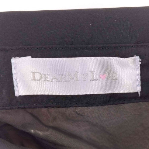 dear my love ディアー マイ ラブ スタッズ ジップ シアー ボレロ レースフリル キャミワンピース レディース L