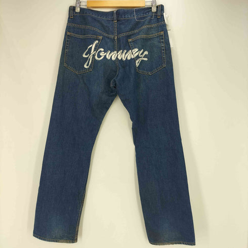 トミーヒルフィガー TOMMY HILFIGER バックロゴ ストレートデニム メンズ M