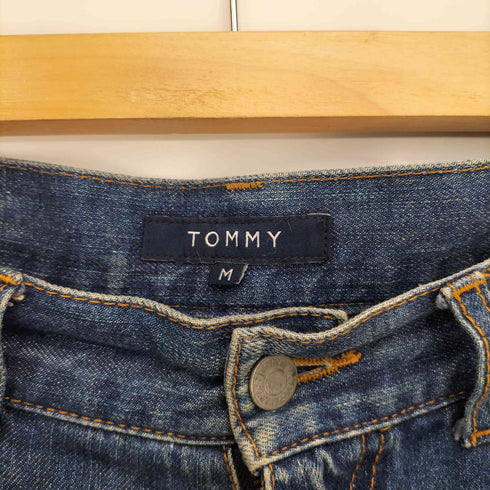トミーヒルフィガー TOMMY HILFIGER バックロゴ ストレートデニム メンズ M