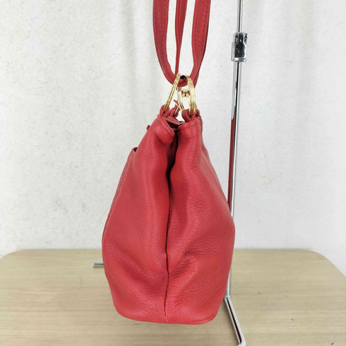BRAMA LEATHER ブラマレザー genuine leather 本革 MADE IN CANADA カナダ製 リーフ ショルダーバッグ レディース