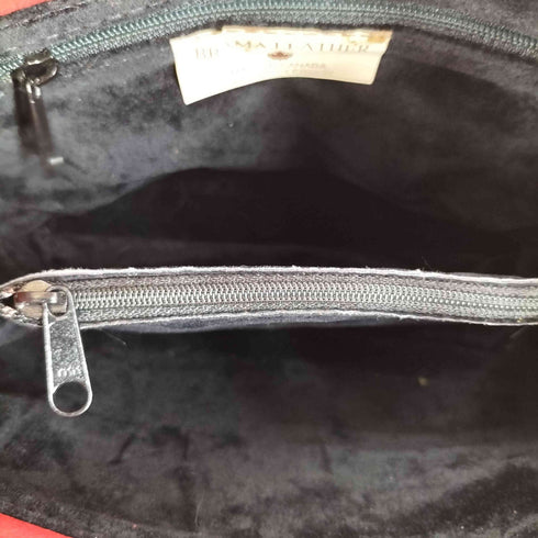 BRAMA LEATHER ブラマレザー genuine leather 本革 MADE IN CANADA カナダ製 リーフ ショルダーバッグ レディース