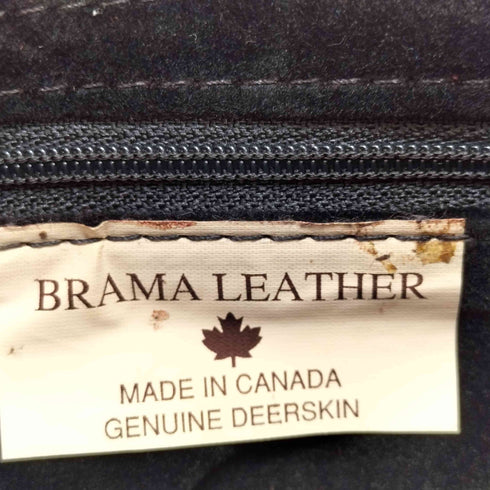 BRAMA LEATHER ブラマレザー genuine leather 本革 MADE IN CANADA カナダ製 リーフ ショルダーバッグ レディース