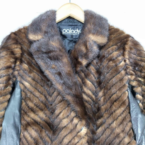 palody mink fur real leather ミンクファー リアルレザー 本革 ジャケット レディース 7