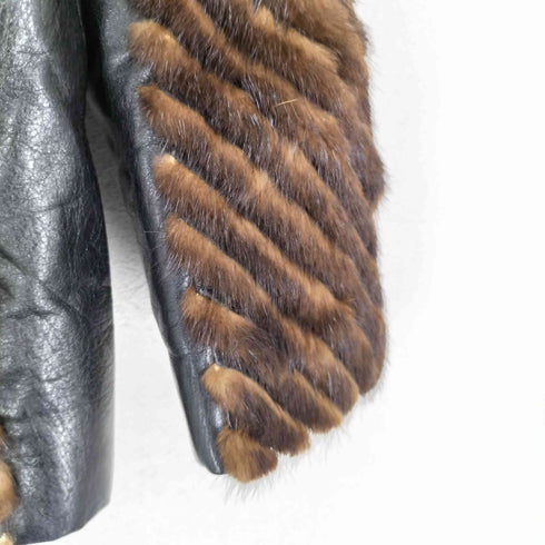 palody mink fur real leather ミンクファー リアルレザー 本革 ジャケット レディース 7