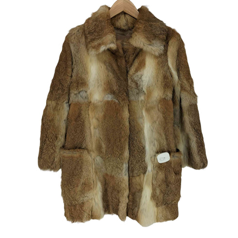 real fur リアルファー ハーフコート レディース