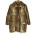 real fur リアルファー ハーフコート レディース