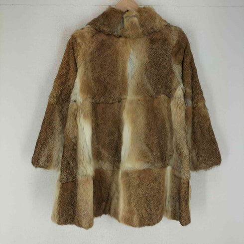 real fur リアルファー ハーフコート レディース