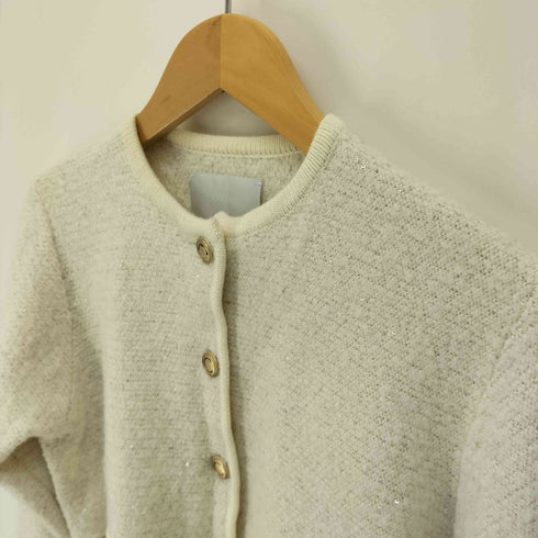 セルフォード CELFORD 23AW スパンコール ニット カーディガン レディース 36
