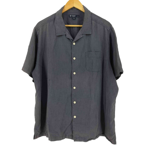 ダニエルクレミュ DANIEL CREMIEUX CLASSICS クラシックス リヨセル コットン 半袖 オープンカラーシャツ メンズ XL
