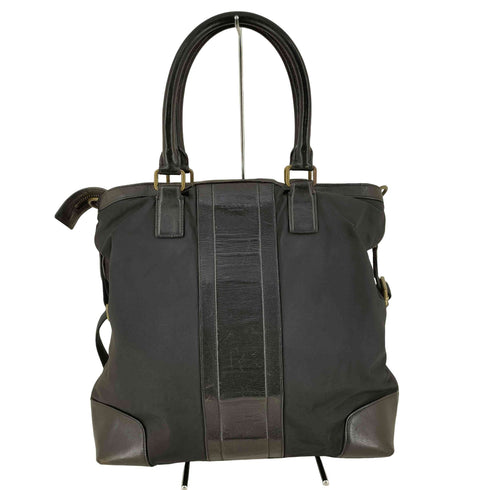 コーチ COACH ボンベ レザー ナイロン ビジネス トート 2Way バッグ レディース FREE