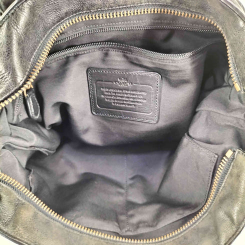 コーチ COACH ボンベ レザー ナイロン ビジネス トート 2Way バッグ レディース FREE