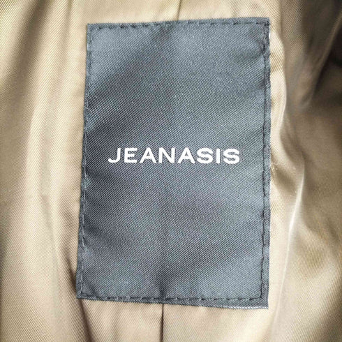 ジーナシス JEANASIS ウール混チェックチェスターコート レディース FREE