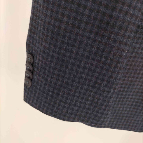 ボスヒューゴボス BOSS HUGO BOSS ウール100% チェック テーラードジャケット メンズ FR:46
