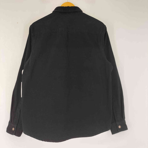 シュプリーム Supreme 19AW SCRIPT CANVAS SNAP SHIRT スクリプト キャンバス スナップシャツ メンズ import:M