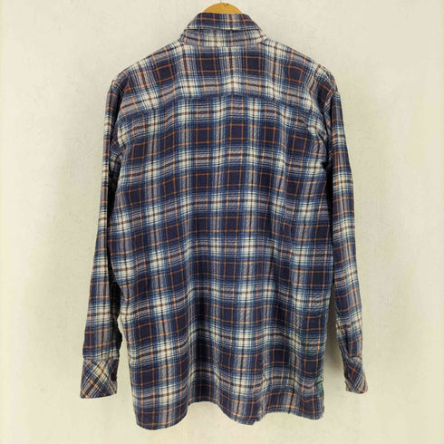 70-80S KING SPORT キング スポーツ 長袖 フランネル チェックシャツ メンズ L