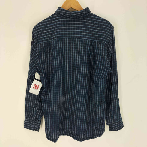 パタゴニア patagonia 00S ポルトガル製 ORGANIC COTTON ロゴ刺繍 チェック柄 L/S レギュラカラーシャツ メンズ