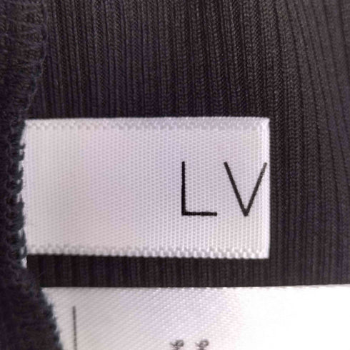 ラブユ LVEU. アシメトリー ジップ ニット ワンピース レディース FREE