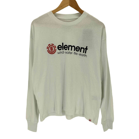 エレメント ELEMENT ロゴプリント クルーネックTシャツ メンズ import:S