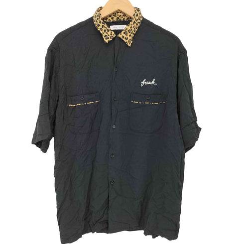 フリークスストア FREAKS STORE レオパード柄 ボーリングシャツ メンズ JPN:M