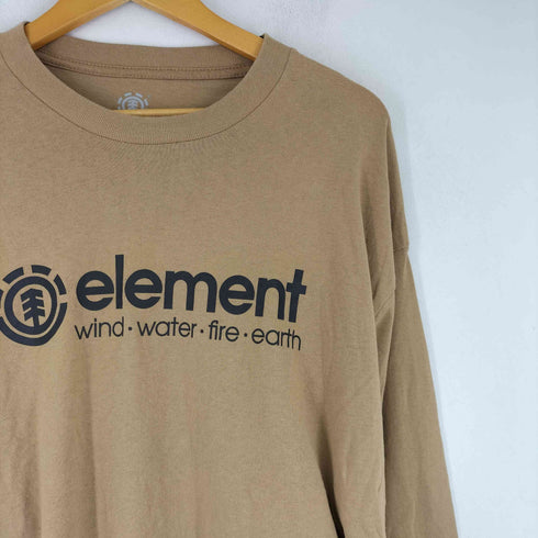 エレメント ELEMENT ロゴプリント クルーネックTシャツ メンズ import:S