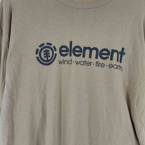 エレメント ELEMENT ロゴプリント クルーネックTシャツ メンズ import:S