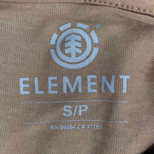 エレメント ELEMENT ロゴプリント クルーネックTシャツ メンズ import:S