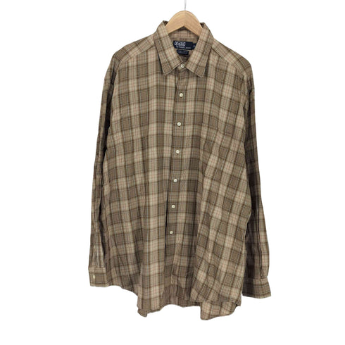 ポロバイラルフローレン Polo by RALPH LAUREN LOWELL SPORT チェック レギュラーカラーシャツ メンズ import:XL