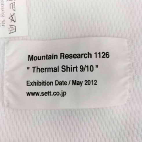 マウンテンリサーチ MOUNTAIN RESEARCH thermal shirt 9/10 メンズ JPN:S
