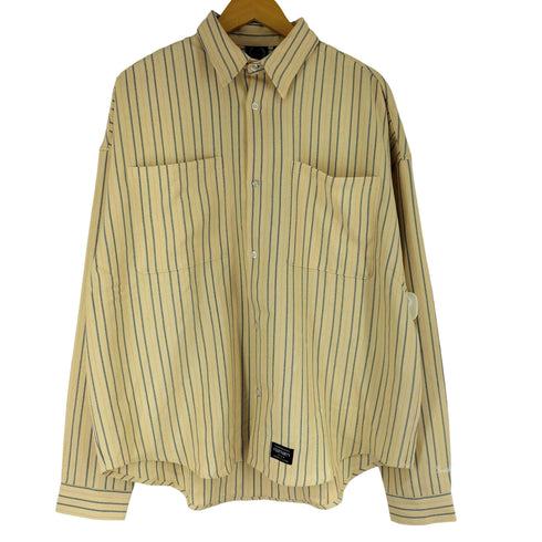 フォーサーティ 430 fourthirty L/S STRIPE BIG SHIRTS メンズ JPN:1