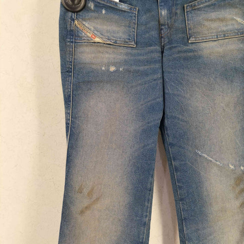 ディーゼル DIESEL D-HUSH distressed bootcut jeans ダメージ加工 ディストレスト ブーツカット デニム パンツ レディース 25