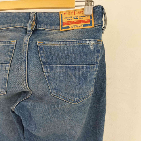 ディーゼル DIESEL D-HUSH distressed bootcut jeans ダメージ加工 ディストレスト ブーツカット デニム パンツ レディース 25