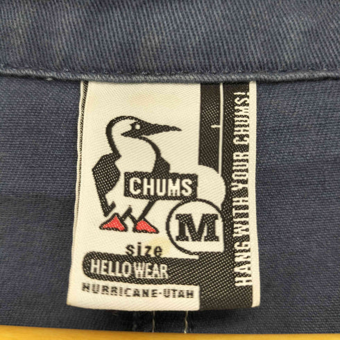 チャムス CHUMS 猫目ボタン ヘチマ襟 4ポケ カバーオール メンズ import:M