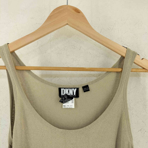 ダナキャランニューヨーク DKNY コットン レーヨン ノースリーブ ワンピース レディース S