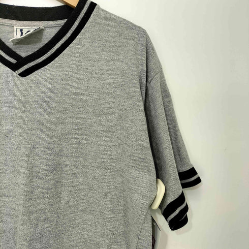 リー Lee SPORT 90s リブ編み Vネック リンガーTシャツ 無地 ブランク メンズ import:M